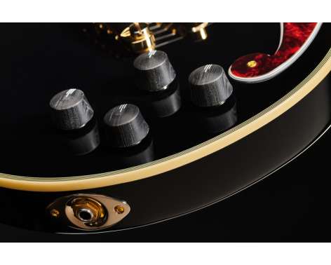 DAngelico DLX Atlantic Bariton Solid BLK