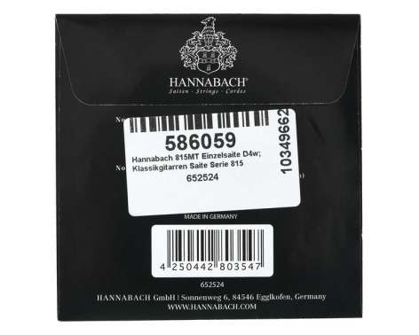 Hannabach 815MT single string D4w