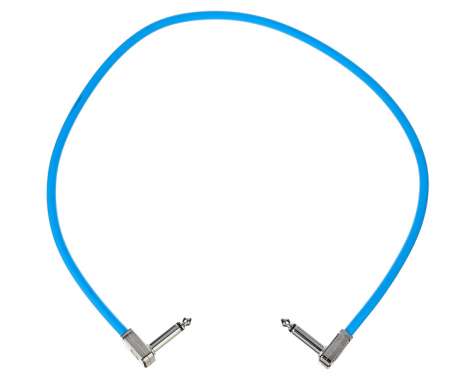 Ernie Ball Flat Patch Cable 24" blue