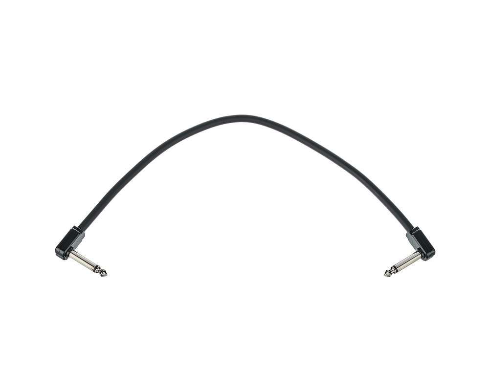 Ernie Ball Flat Patch Cable 12" black