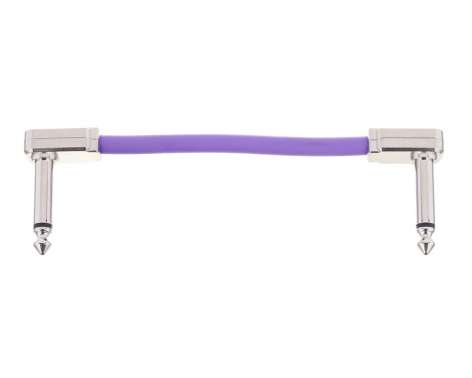 Ernie Ball Flat Patch Cable 3" purple