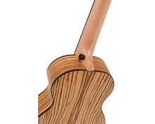 Cascha Concert Ukulele Zebra Wood