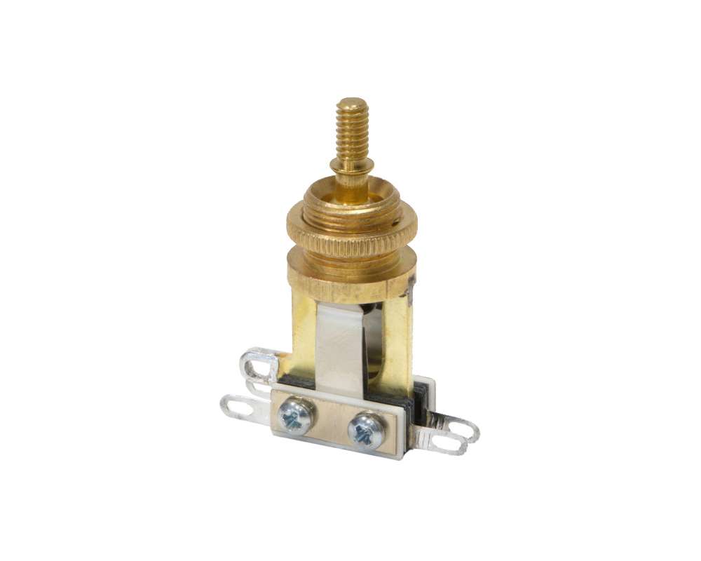 Switchcraft Short Toggle Switch Brass