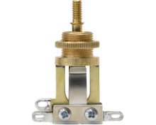 Switchcraft Short Toggle Switch Brass