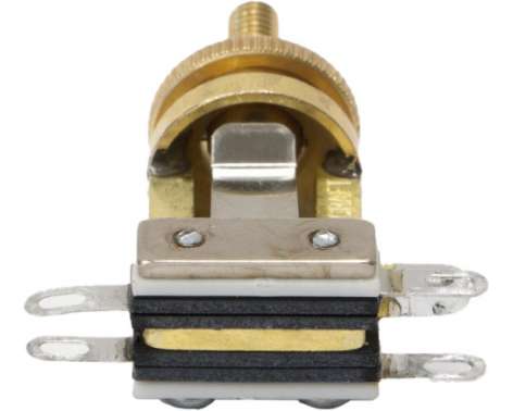 Switchcraft Short Toggle Switch Brass