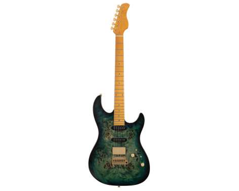 Larry Carlton S10 HSS Transparent Green