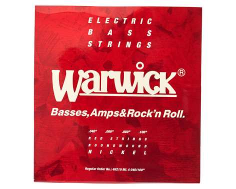 Warwick 46210 Red Strings Nickel