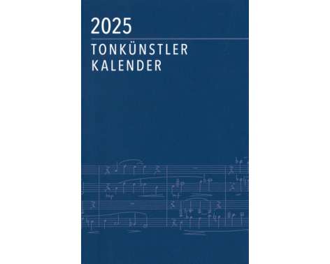 Musikverlag Robert Lienau Tonkünstler-Kalender 2025