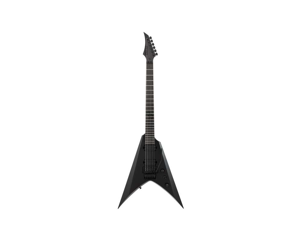 Solar Guitars V1.6FR SVART+ Carbon Black