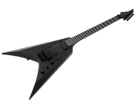 Solar Guitars V1.6FR SVART+ Carbon Black