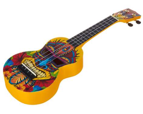 Mahalo Art - Tiki Soprano Ukulele