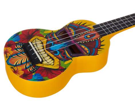 Mahalo Art - Tiki Soprano Ukulele