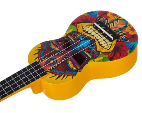 Mahalo Art - Tiki Soprano Ukulele