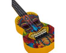 Mahalo Art - Tiki Soprano Ukulele