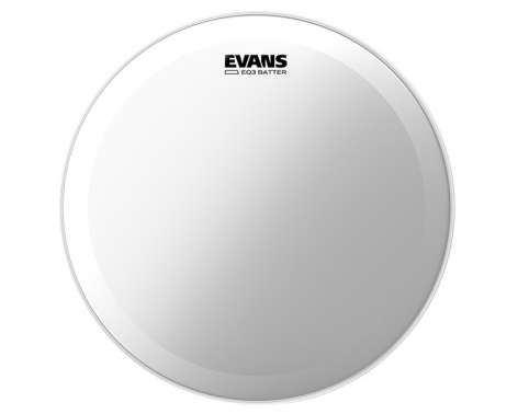 Evans 18" EQ3 Bass Drum Frosted