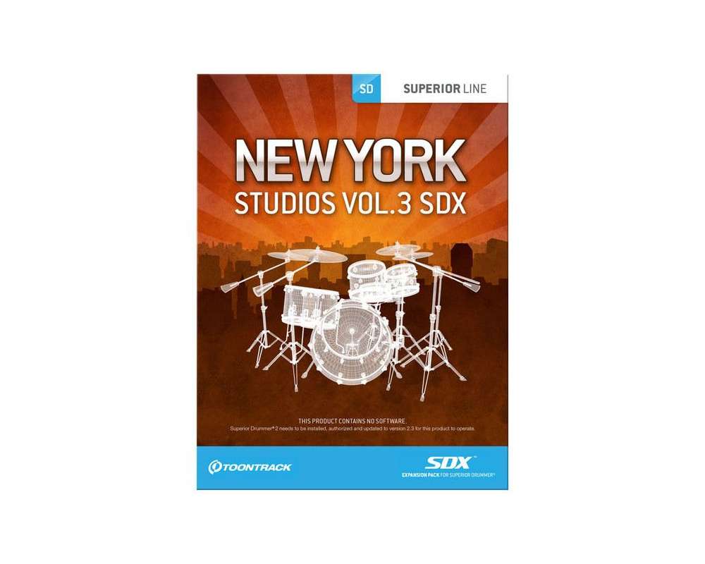 Toontrack SDX New York Studios Vol. 3