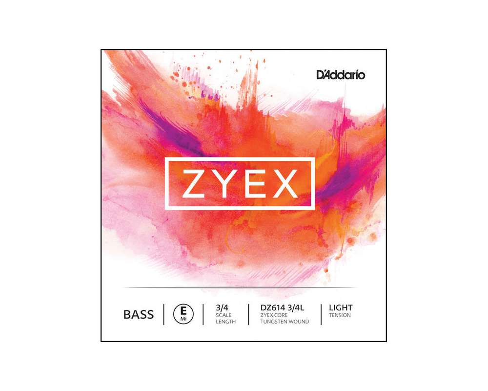 Daddario DZ614-3/4L Zyex Bass E light