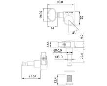 Grover 305N Mid-Size Rotomatics