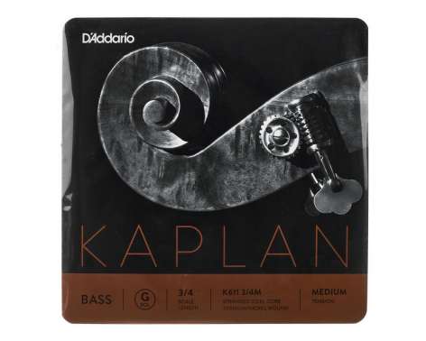 Daddario K611-3/4M Kaplan Bass G med.