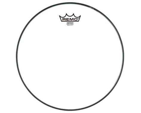 Remo 12" Emperor White Suede