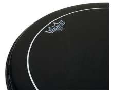 Remo 18" Pinstripe Ebony