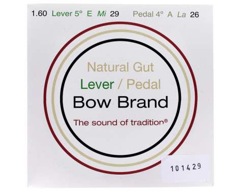 Bow Brand NG 5th E Gut Harp String No.29