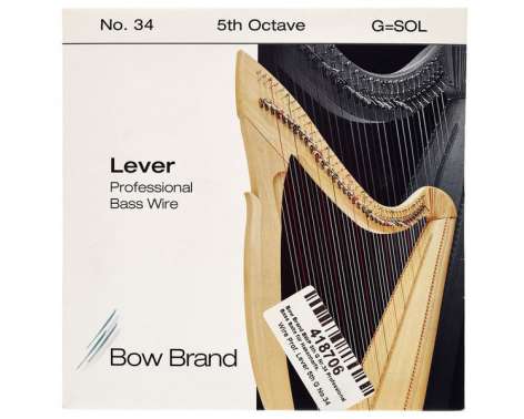 Bow Brand BWP 5th G Harp Bass Wire No.34