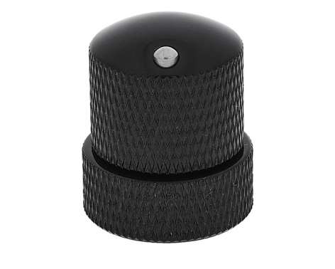 Warwick Stacked Dome Knob CI Black