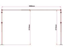 Global Truss CC50201 Tele. Crossbar 1,3-2,1