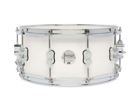 DW PDP 14"x6,5" CM Pearl. White