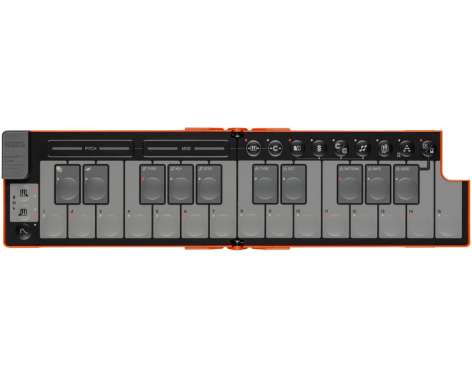 Korg nanoKEY Fold Lava Orange